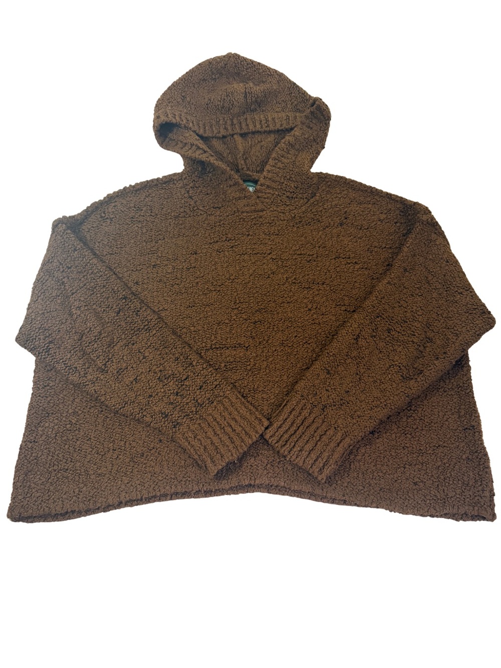 Cozy Brown Women’s Hooded Pullover Sweater